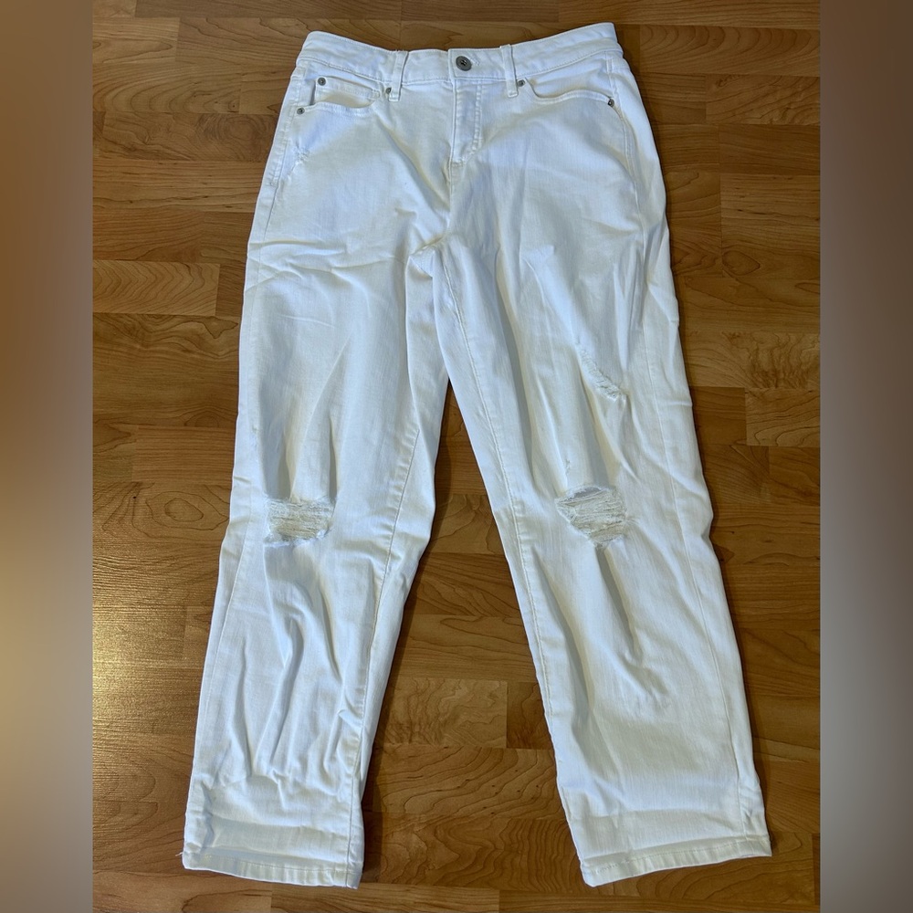 INC Denim white jeans